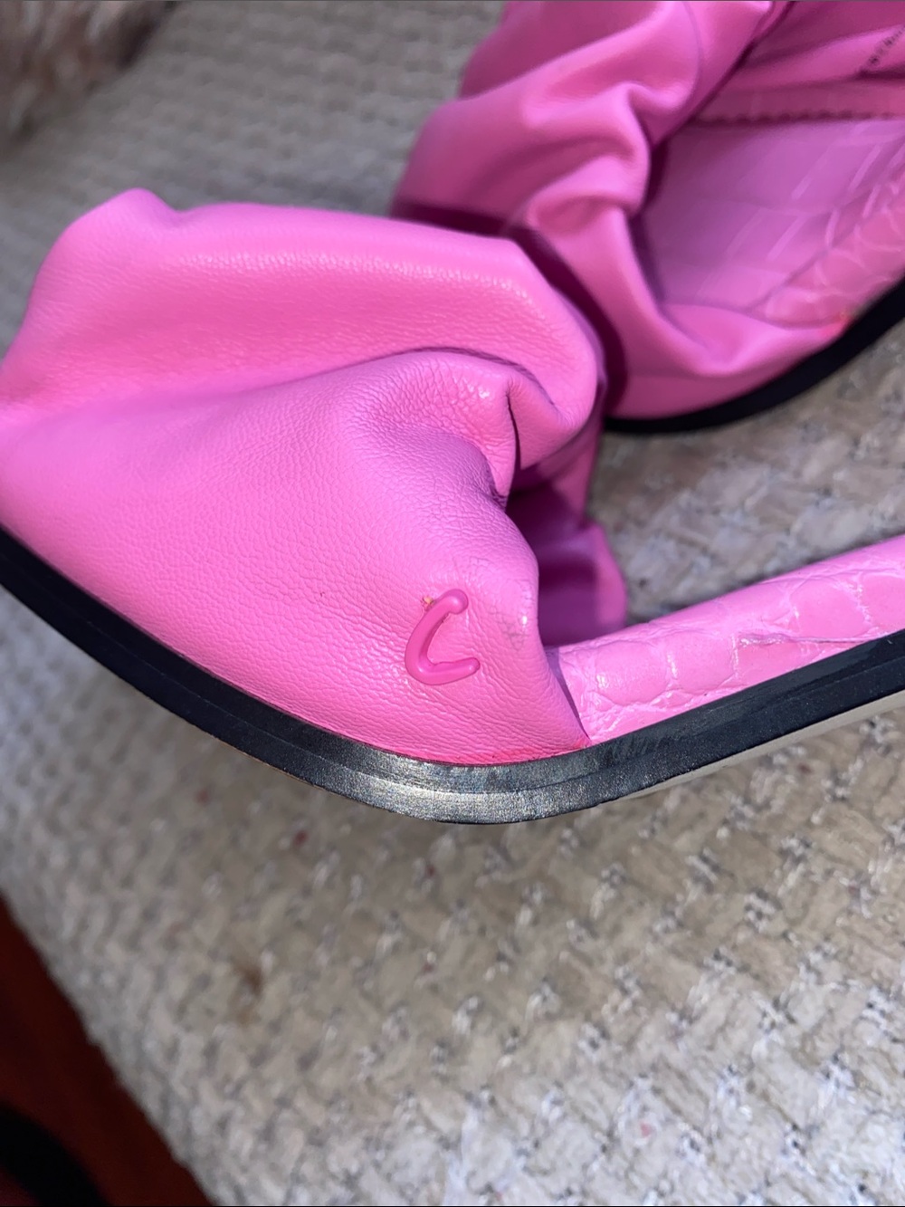 Circus by Sam Edelman Pink Ruched Slide Mules - Picture 8 of 10